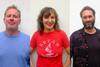 Pierre Mazars (left), Carole Baraton (middle), Yohann Comte (right)