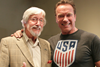 Jean-Michel Cousteau and Arnold Schwarzenegger