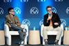 (L-R): James Wan and Jason Blum of Blumhouse-Atomic Monster at Produced By Conference