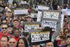 Union rally held in Los Angeles as part of the 2023 Writers' Strike