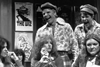 Steve Martin, Dan Aykroyd, Gilda Radner, Laraine Newman, Jane Curtain in an early episode of 'SNL'