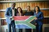 Joel Chikapa Phiri of Known Associates Group (KAG), Maria Coronado of SETT, Tshepiso Chikapa Phiri of KAG, and Luleka Masinda of Sinobukhosi Investments