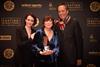 Claire Foy, Debbie McWilliams, Richard E Grant - Film Casting Award winner