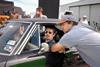 Richard Linklater on set of Boyhood with Ethan Hawke