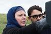 AFTER LOVE location shot, Joanna Scanlan and director Aleem Khan - A BFI Distribution release 2