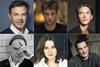 [Clockwise from top left:] Francois Ozon, Benjamin Voisin, Swann Arlaud, Pierre Lottin, Rebecca Marder, Denis Lavant