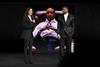 (L-R) Adria Arjona and Michael B. Jordan at Amazon MGM Studios' 2026 CinemaCon presentation