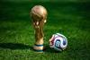 The World Cup trophy