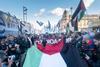 San Sebastian Gaza protest