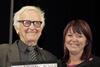 Albert Maysles and festival director Heather Croall