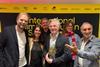 KMBO's Vladimir Kokh receiving the International Innovation Distribution Award