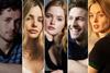 [L-R] Jonah Hauer-King, Kristine Froseth, Ellie Bamber, Leo Suter, Bella Heathcote