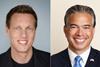 David Ellison / California attorney general Rob Bonta
