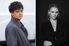 Aneurin Barnard and Virginia Gardner