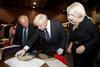 Boris Johnson, Greg Dyke and Amanda Nevill