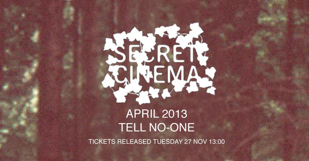 Secret Cinema เคลียร์ให้เปิดแล้ว