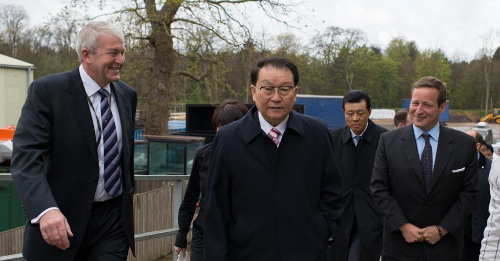 Chinese delegation visits Pinewood Features Screen