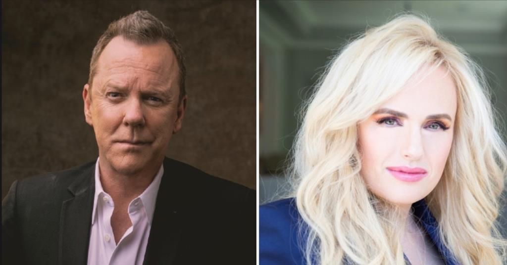 Kiefer Sutherland，Rebel Wilson Star in Sky Christmas Comedy“ Tinsel Town”