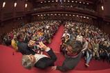 Thes Director Alexander Payne takes photo of TIFF's audience in the Olympion