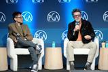 (L-R): James Wan and Jason Blum of Blumhouse-Atomic Monster at Produced By Conference