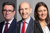 Andy Burnham, John Healey, Lisa Nandy