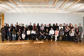 BAFTA bursary and scholarship recipients with Paul Greengrass