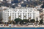 The Hôtel Martinez in Cannes