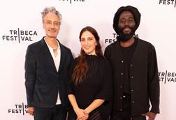 (L-R): Taika Waititi, Dione Roach, Steve Happi