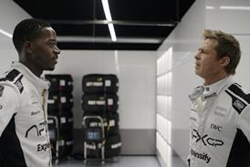 Damson Idris and Brad Pitt in 'F1'