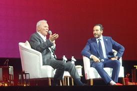 Anthony Hopkins with Red Sea Labs director Ryan Ashore