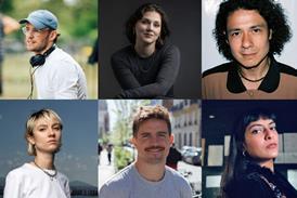 Clockwise from top left: Harry Lighton, Emma Branderhorst, Joecar Hanna, Mansi Maheshwari, Oliver McGoldrick, Saulė Bliuvaité