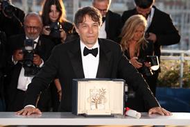 Sean Baker at the Cannes Film Festival closing ceremony