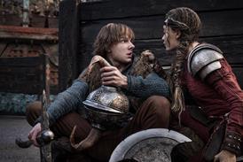 Mason Thames and Nico Parker in 'How To Train Your Dragon'