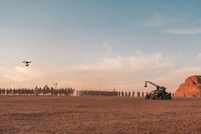 Filming Desert Warrior