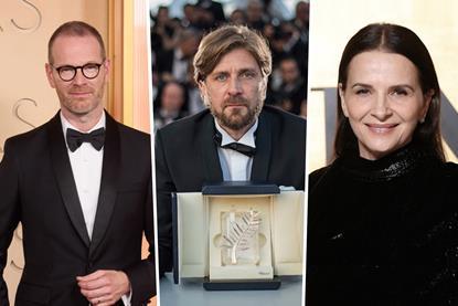 Joachim Trier, Ruben Östlund and Juliette Binoche