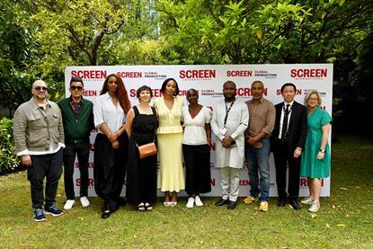 Miguel Angel Govea, Alief; Matthew Takata, Sundance Institute; Funa Maduka, fi lmmaker; Rachel Dargavel, Element Pictures; Funmbi Ogunbanwo, Fatherland Productions; Yvonne Ibazebo, producer; Moses Babatope, Nile Media Entertainment Group; Tendeka Matatu,