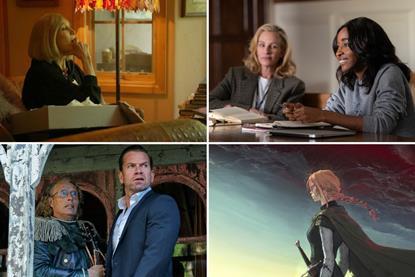 [L-R clockwise] 'Kim Novak's Vertigo', 'After The Hunt', 'Scarlet', 'The Last Viking'
