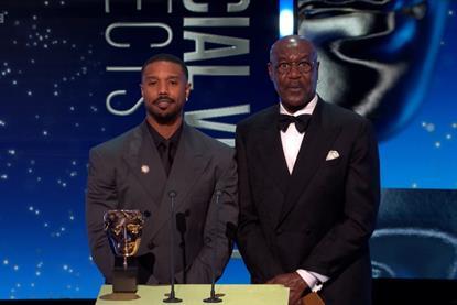 Michael B Jordan and Delroy Lindo at the 2026 Baftas