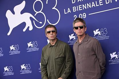 Noel and Liam Gallagher at the 2026 Venice Film Festival