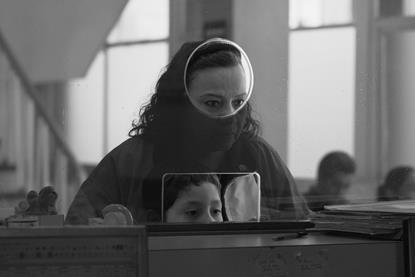 Teresita Sanchez and Bastian Escobar in 'Flies'