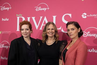 Katherine Parkinson, Mayor Helen Godwin and Annabel Scholey at the 'Rivals' Bristol premiere