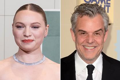 Mia Threapleton and Danny Huston