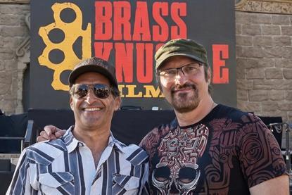 (L-R): Alexis Garcia and Robert Rodriguez of Brass Knuckle Films