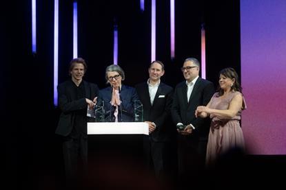 Petra Volpe (second left) and the 'Late Shift' team