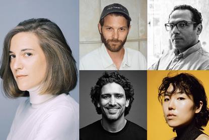 L-R: Carla Simón, Salim Kechiouche, Park Ji-Min, Magnus Von Horn, Ali Asgari