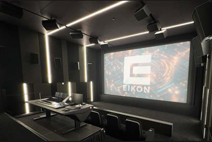 New sound mix stage at EIKON Burbank