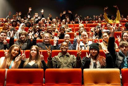 letitia-wright-with-young-people-at-home-manchester-into-film-festival-2025