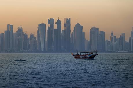 The Doha skyline
