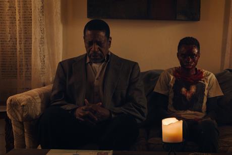 Asya Meadows as Ozzie Gray and Michael Hargrove as Darren Gray in 'What Happened to Dorothy Bell'