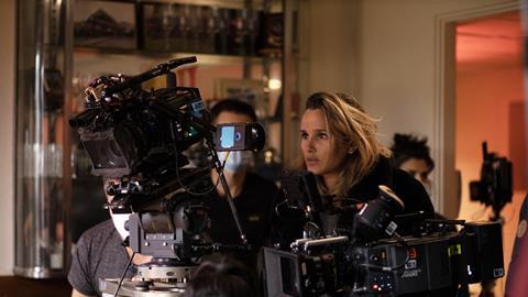 Julia Ducournau directing 'Titane'